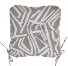 Sedák UNI látka šedobílá mozaika