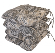 Sedák UNI látka listy na tmavé set 4 kusy