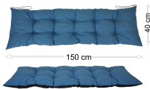 Podsedák 150x40 tyrkysový melír