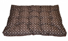 Matrace pro psa voděodolná 120x80 tlapka hnědá