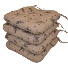 Sedák UNI barva levandule - set 4 kusy